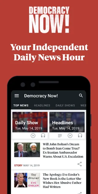 Democracy Now! | Indus Appstore | Screenshot