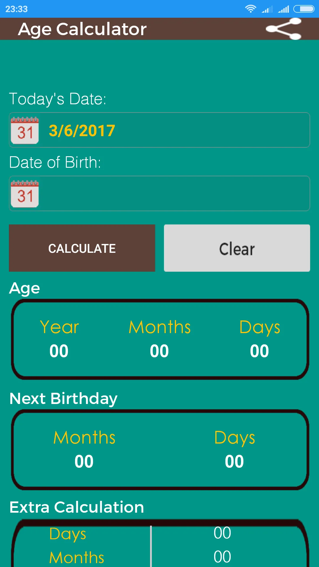 Age Calculator | Indus Appstore | Screenshot