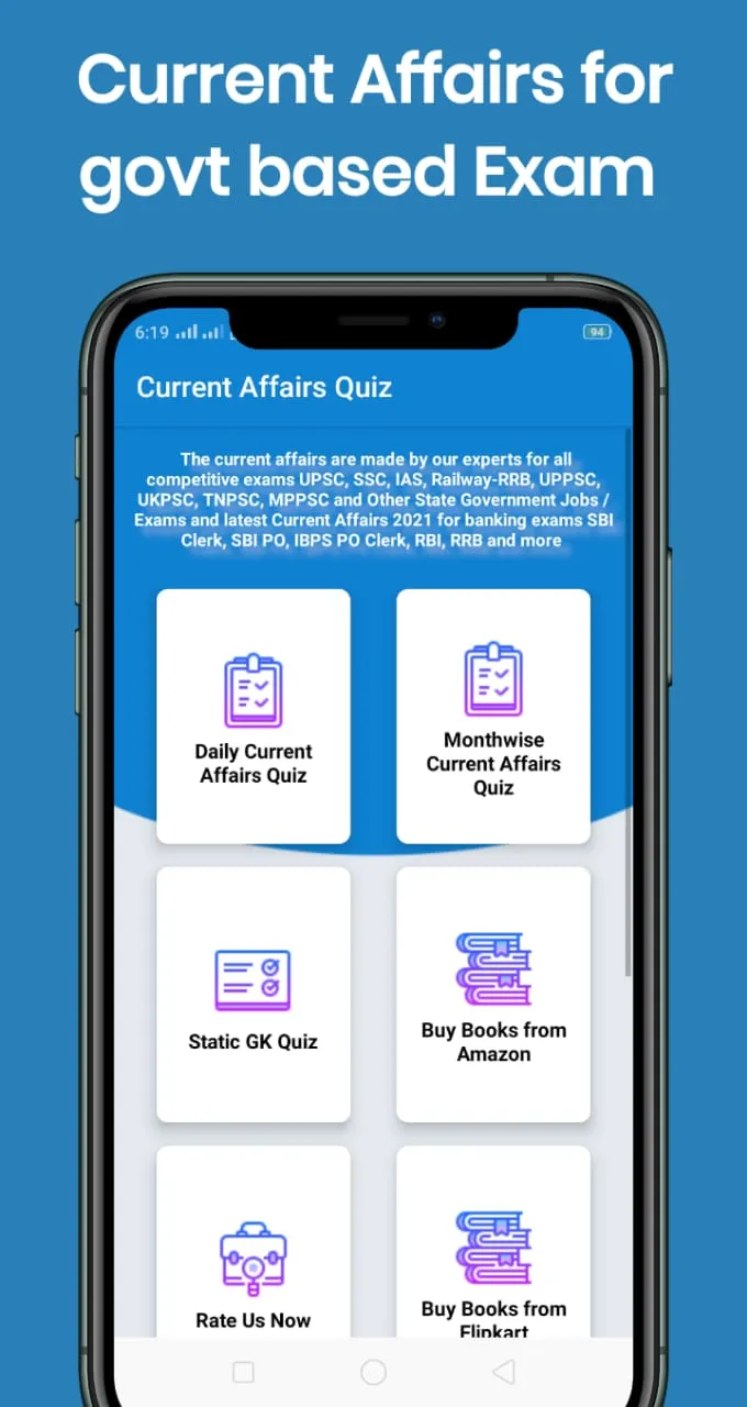 Daily Current Affair Quiz 2023 | Indus Appstore | Screenshot