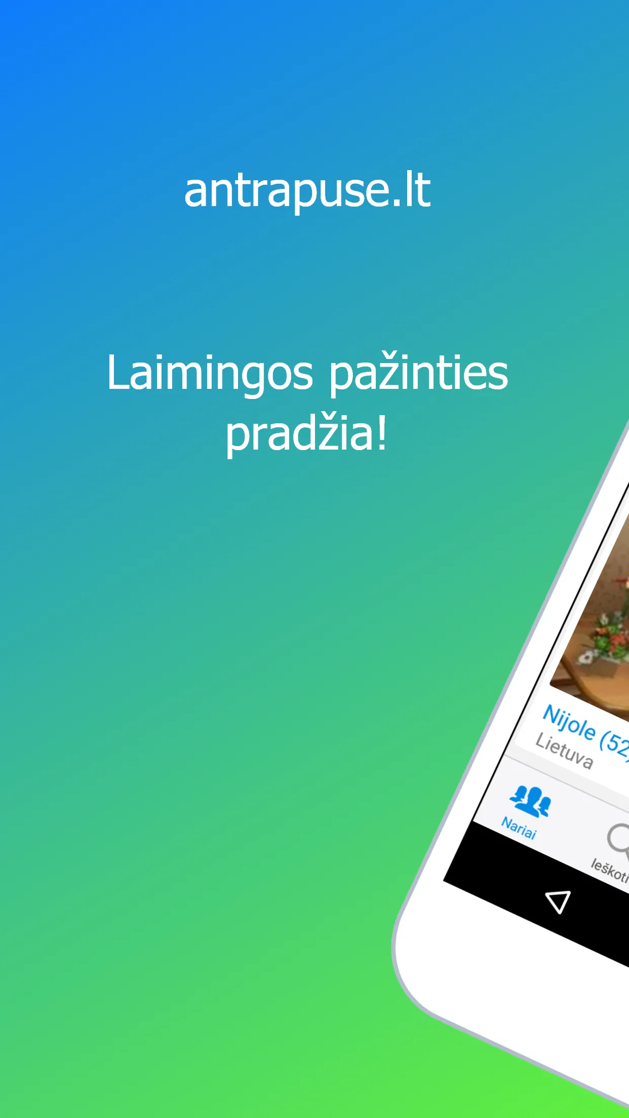 antrapuse.lt - Rimtos pažintys | Indus Appstore | Screenshot