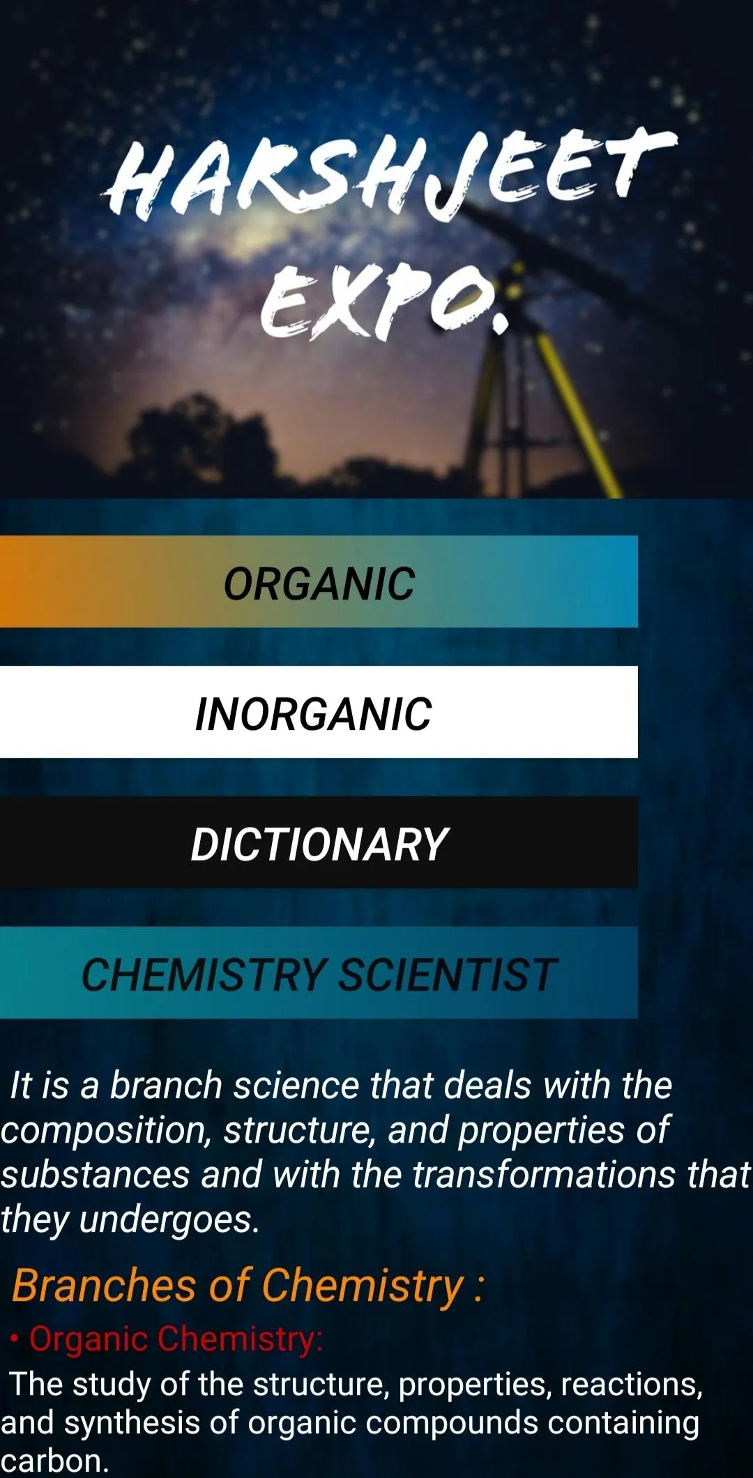 Chemistry e theories | Indus Appstore | Screenshot