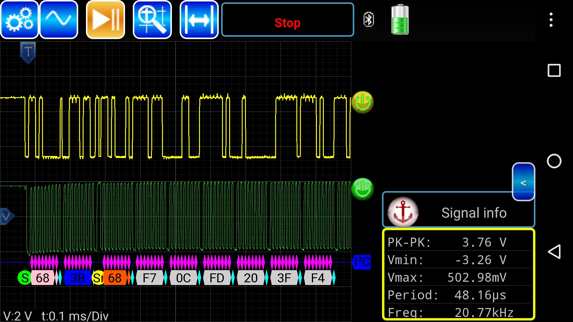 AR-Oscilloscope | Indus Appstore | Screenshot