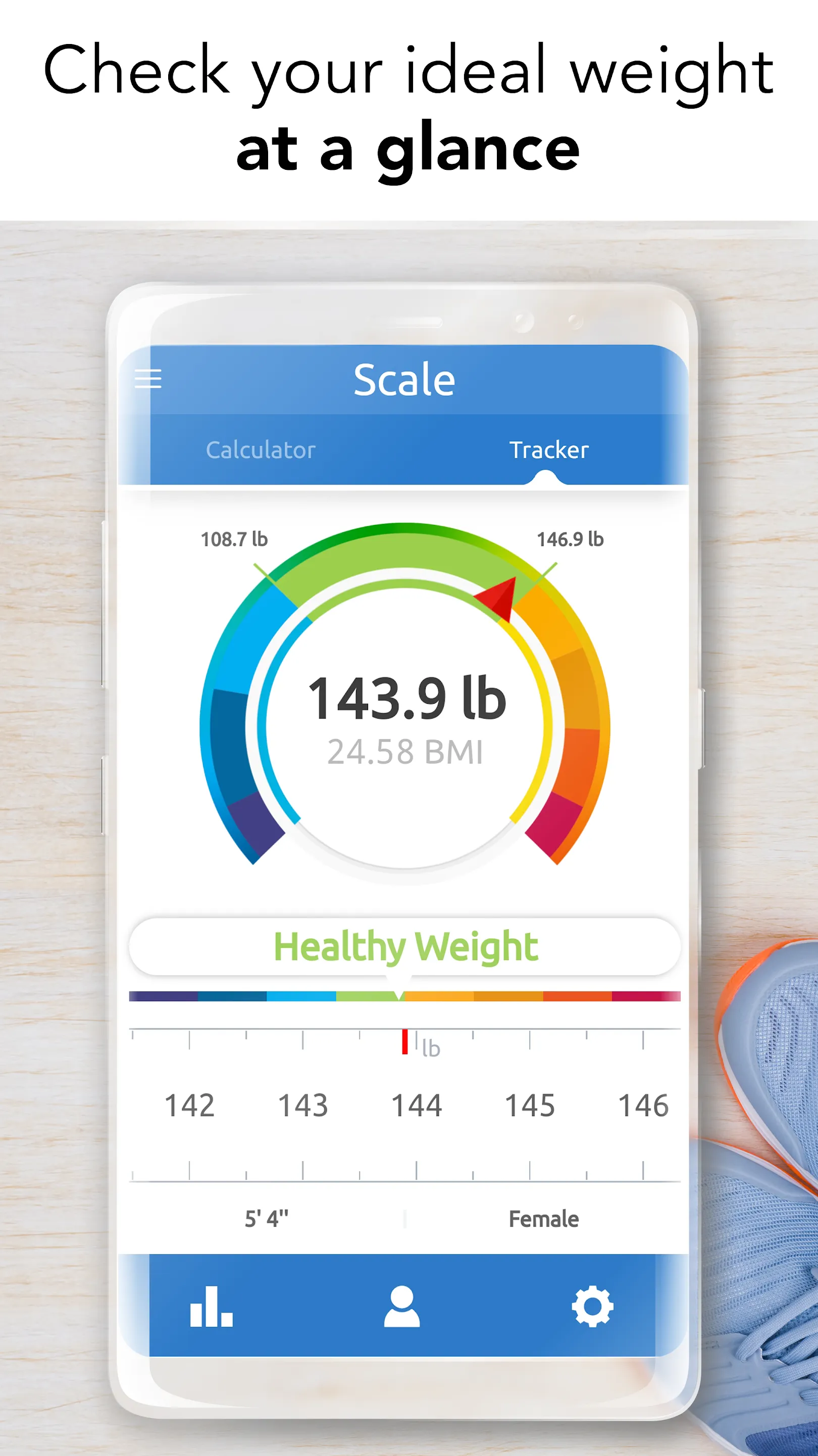 Ideal Weight - BMI Calculator  | Indus Appstore | Screenshot