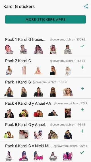 Stickers de Karol G | Indus Appstore | Screenshot