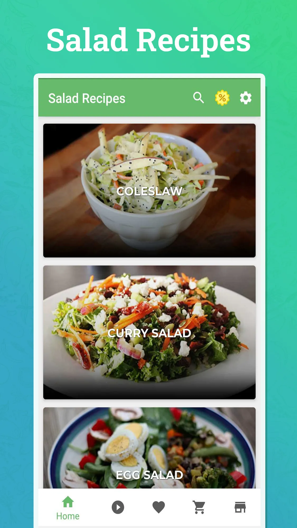 Salad Recipes | Indus Appstore | Screenshot