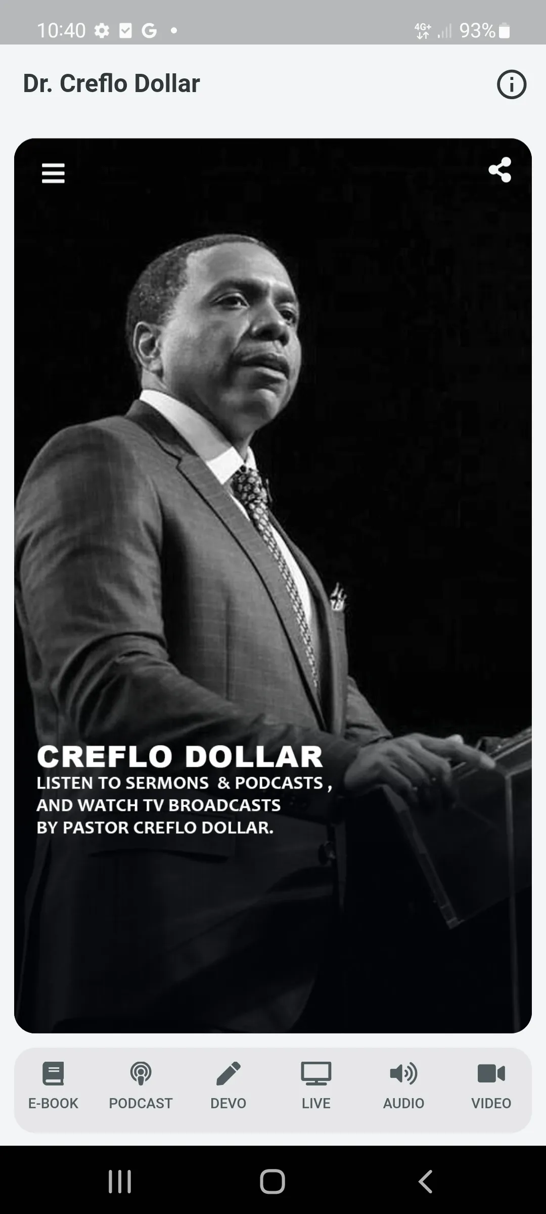 Creflo Dollar's Sermons | Indus Appstore | Screenshot