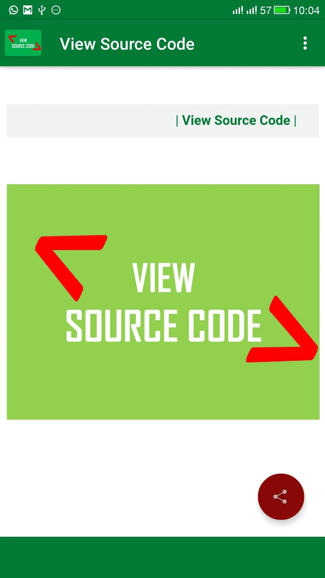 View Source Code | Indus Appstore | Screenshot