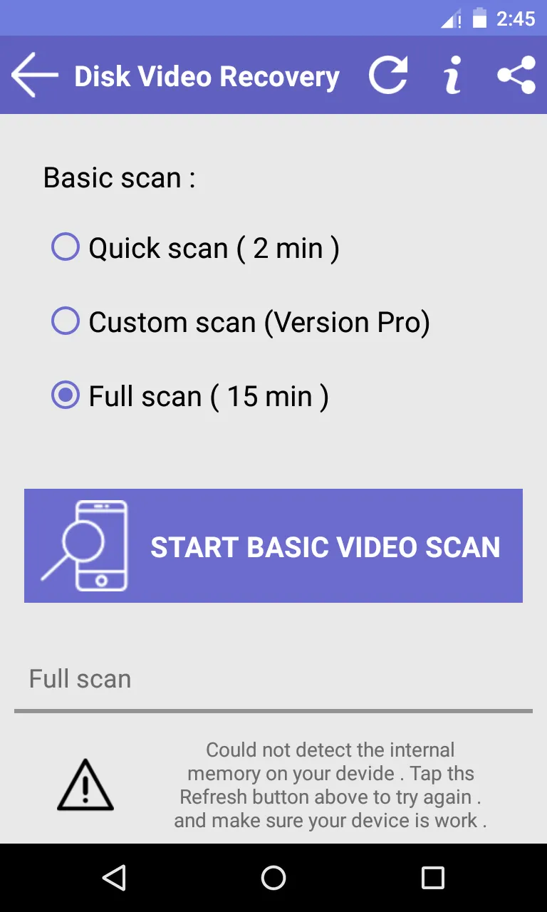 Disk Video Recovery | Indus Appstore | Screenshot