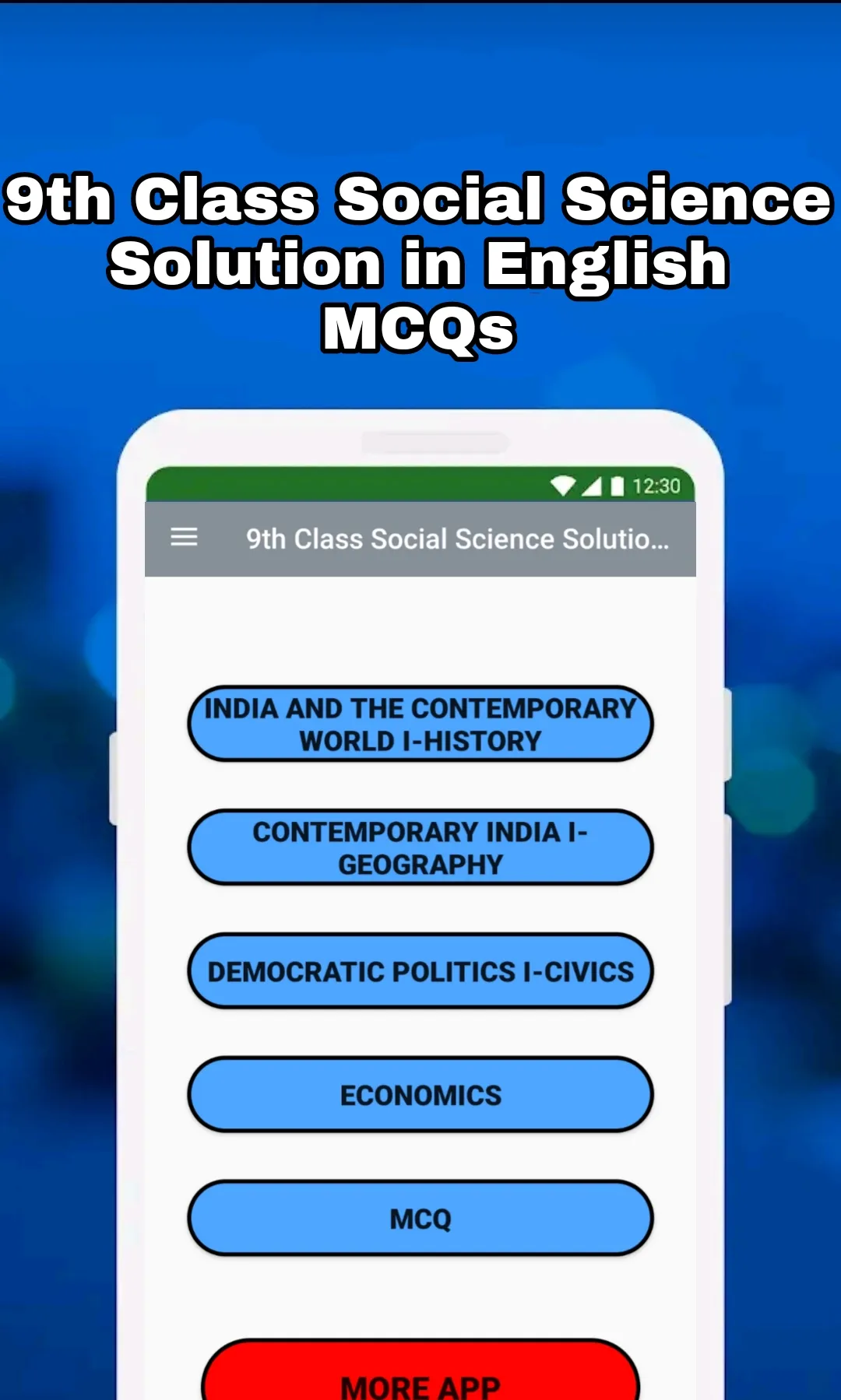 9th Class SST Solution English | Indus Appstore | Screenshot