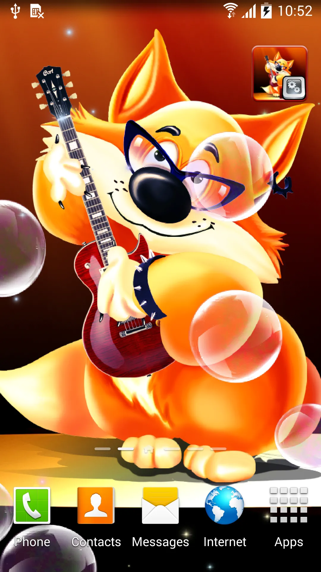 Cute Fox Live Wallpaper | Indus Appstore | Screenshot