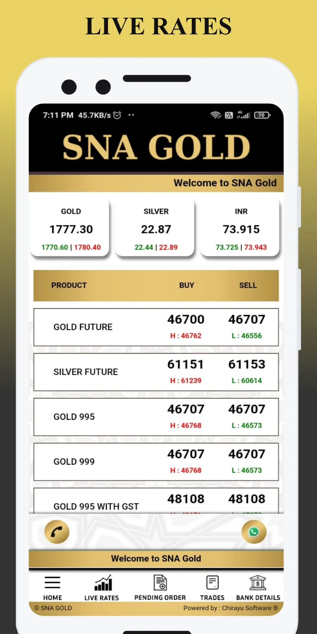 SNA Gold | Indus Appstore | Screenshot