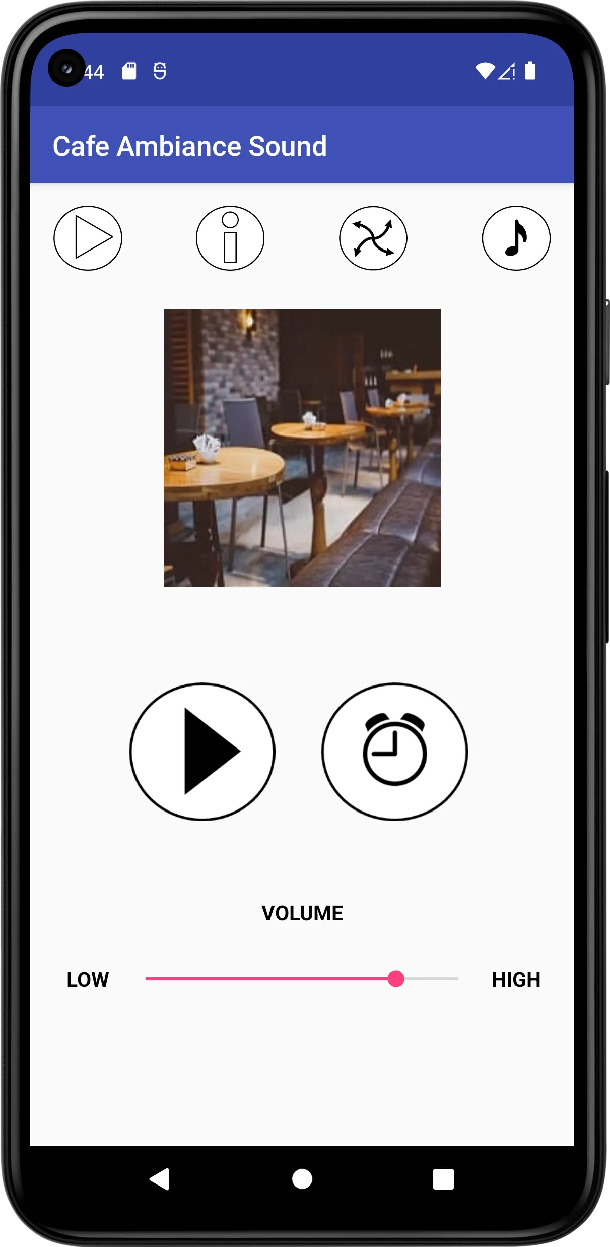 Cafe Ambiance Sound | Indus Appstore | Screenshot