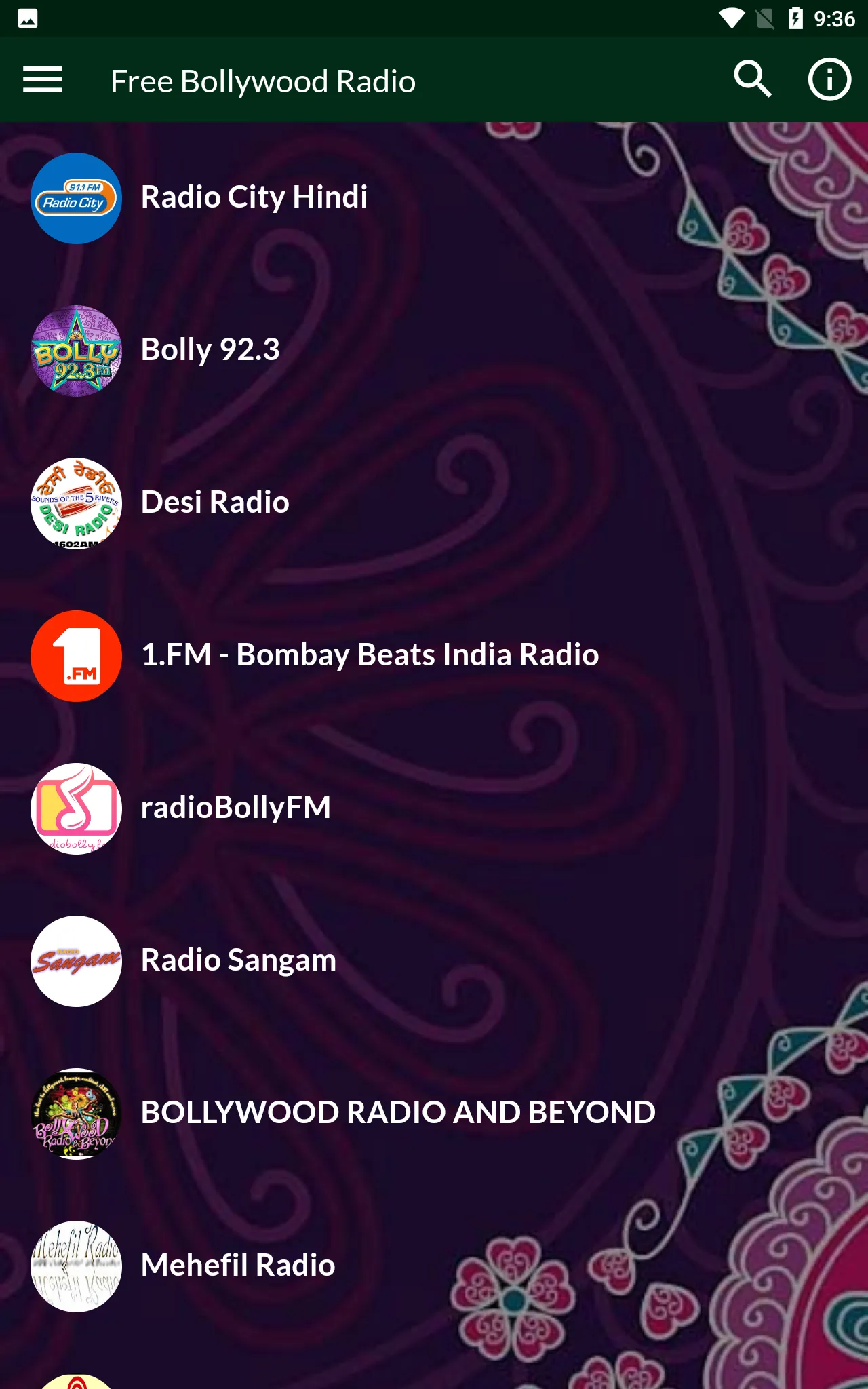 Bollywood Radio - Hindi Film | Indus Appstore | Screenshot