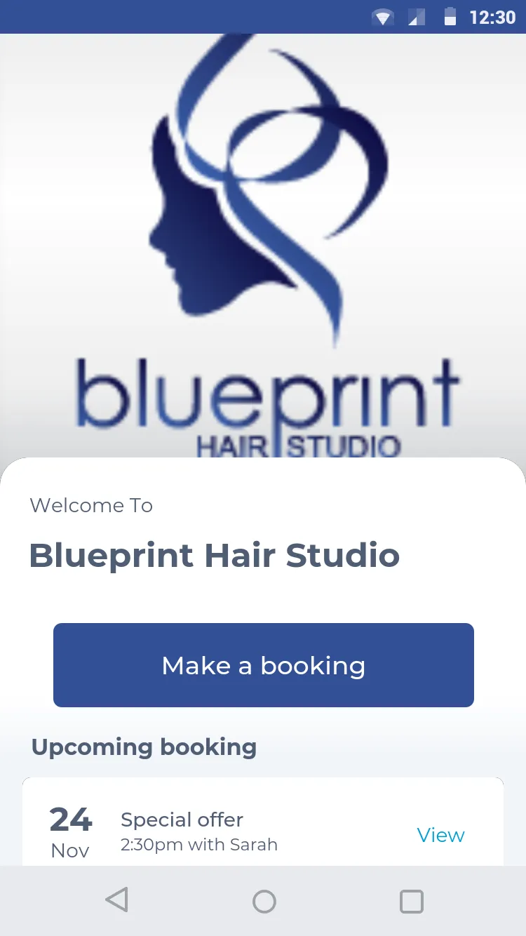 Blueprint Hair Studio | Indus Appstore | Screenshot