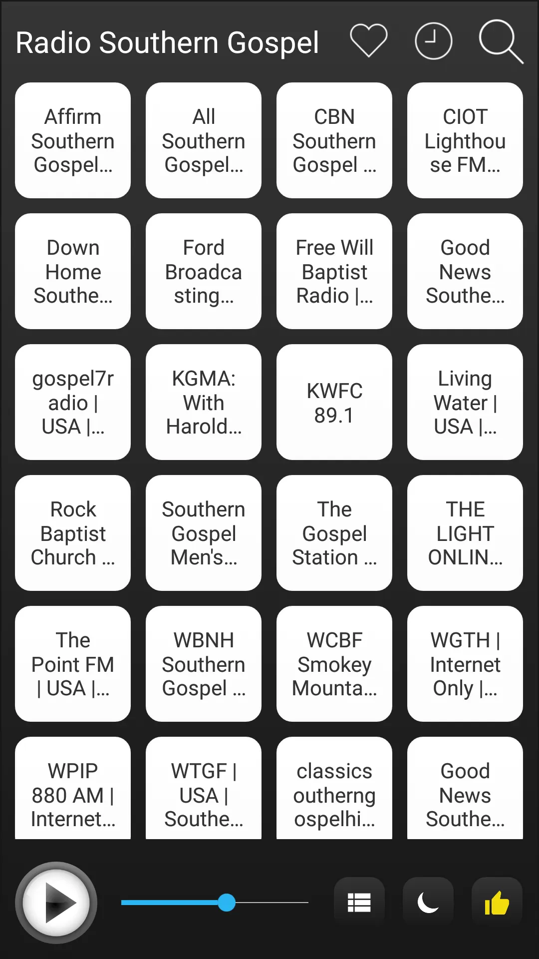 Southern Gospel Radio FM Music | Indus Appstore | Screenshot