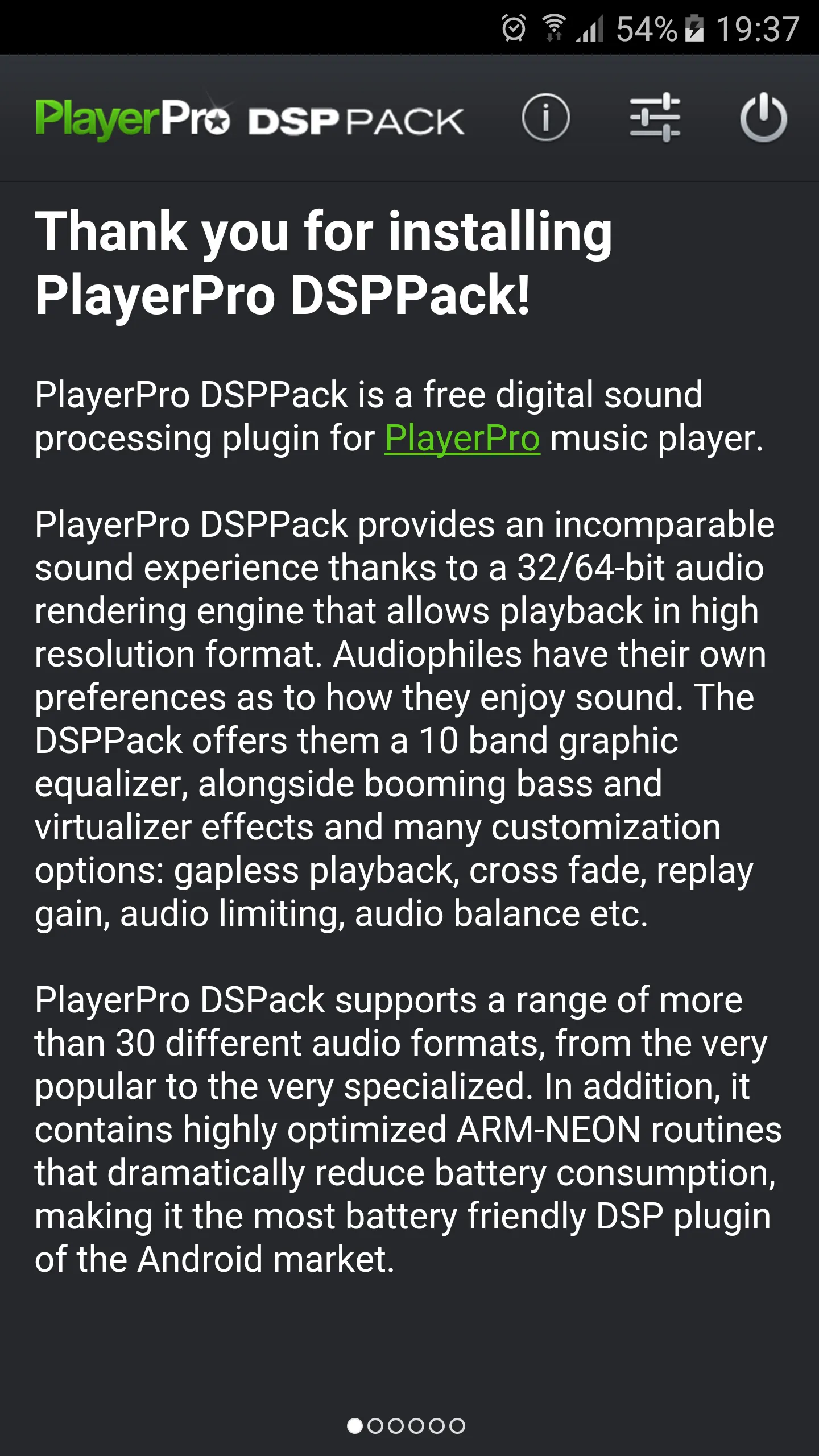 PlayerPro DSP pack | Indus Appstore | Screenshot