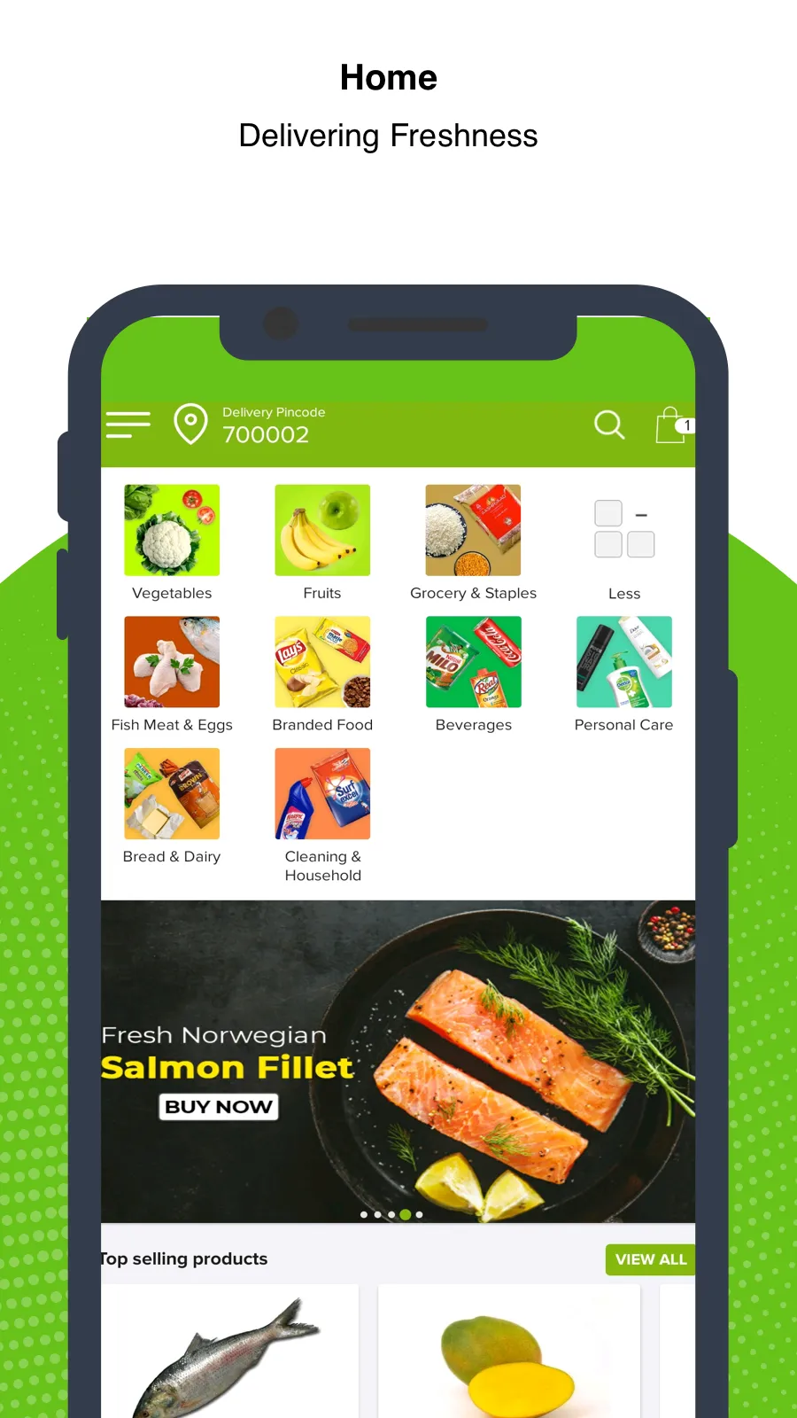 Delybazar - Fresh Fish & Meat | Indus Appstore | Screenshot