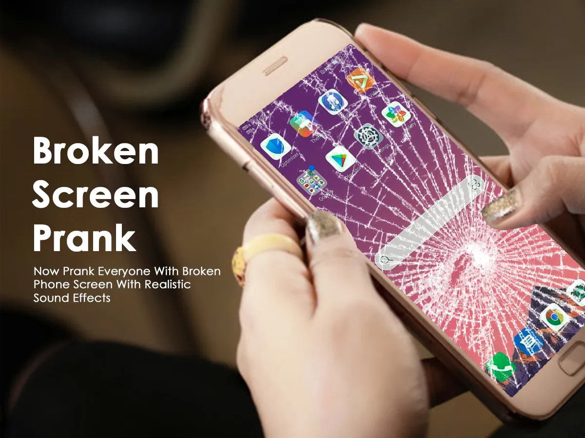 Broken Screen Prank | Indus Appstore | Screenshot