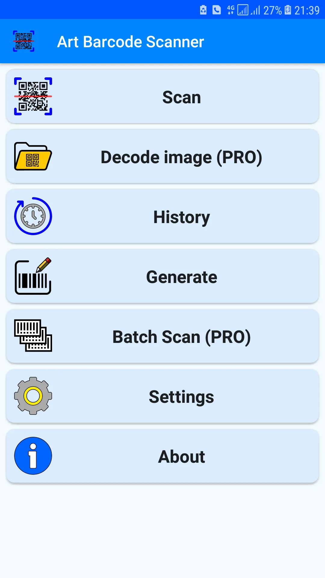 Art Barcode Scanner | Indus Appstore | Screenshot