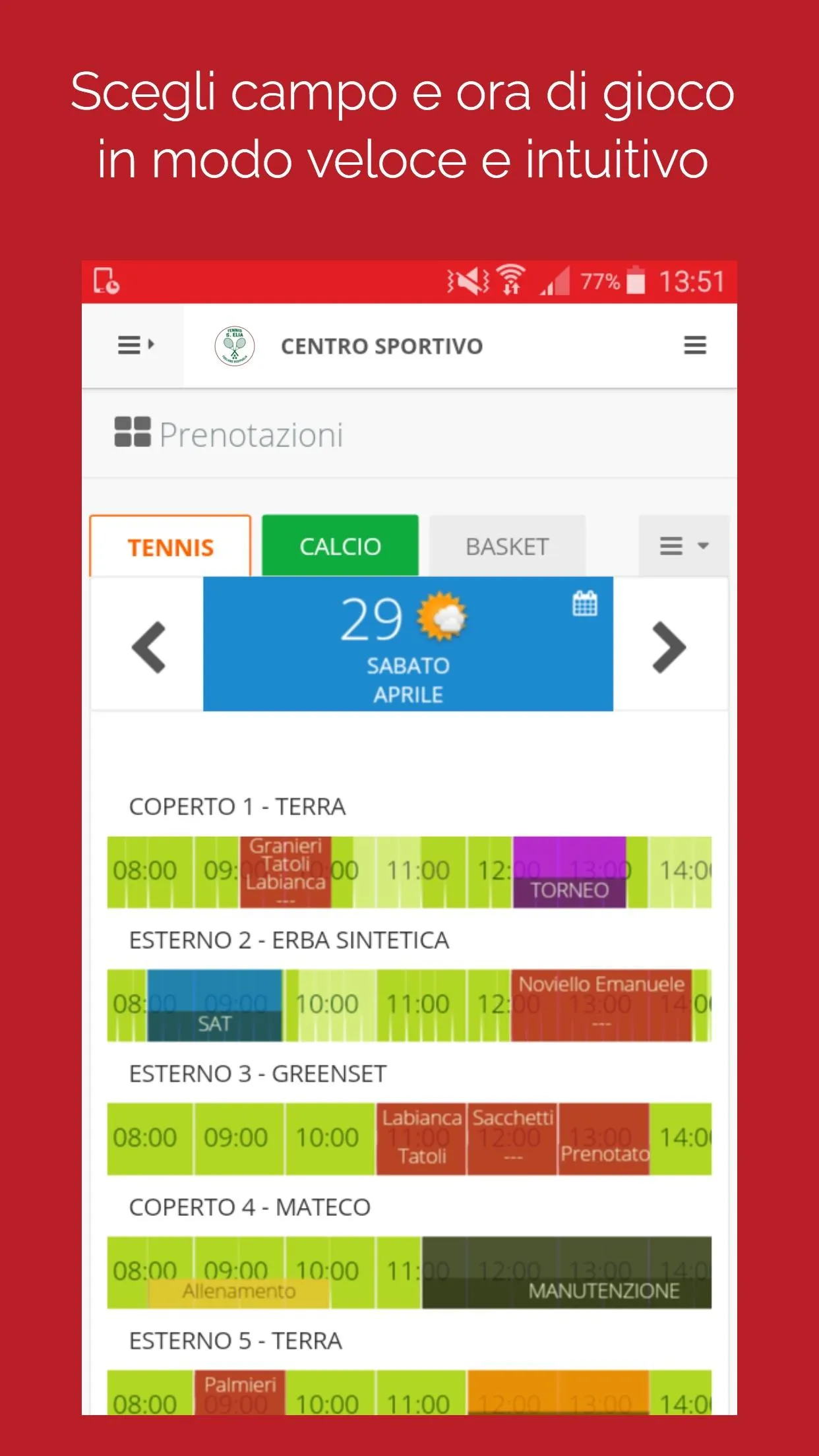 ASD Sant’Elia Tennis | Indus Appstore | Screenshot