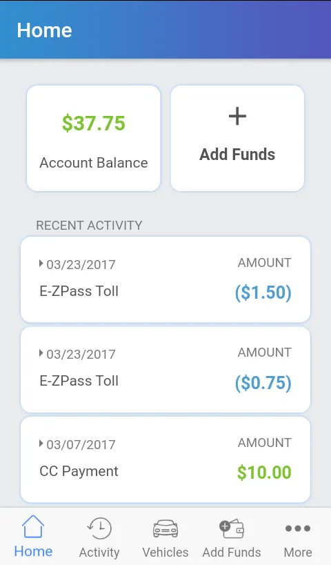 NC Tolls | Indus Appstore | Screenshot