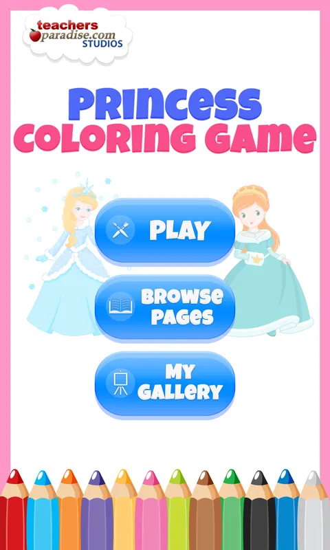 Princess Girls Coloring Book | Indus Appstore | Screenshot