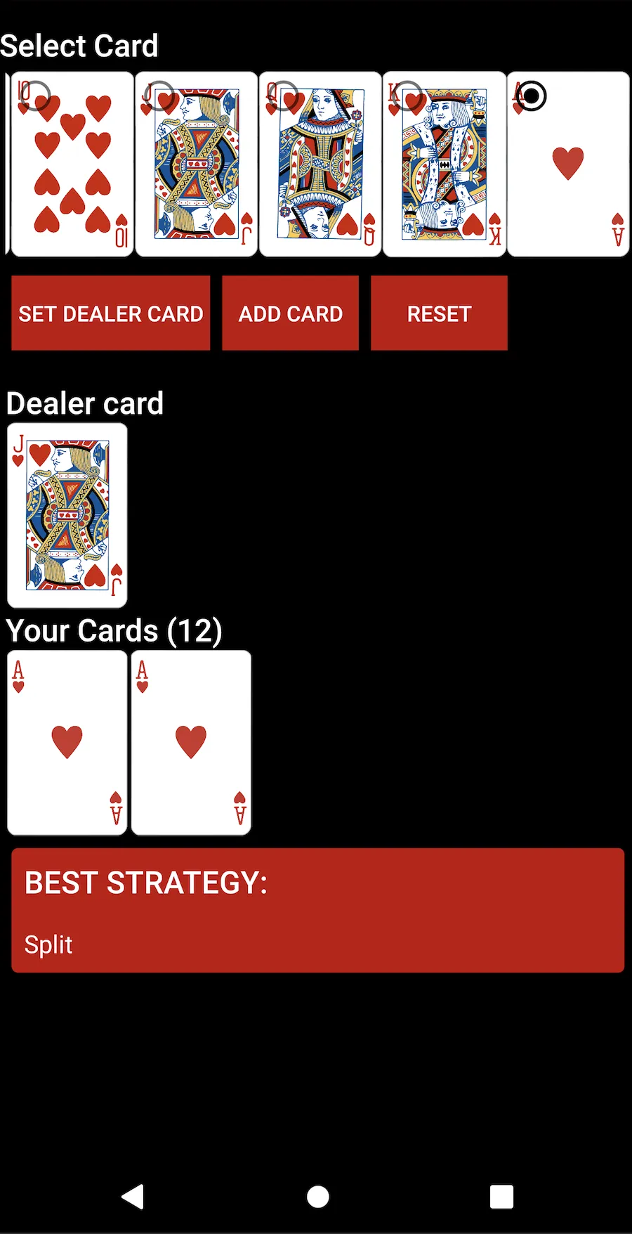 BlackJack 21 Strategy | Indus Appstore | Screenshot