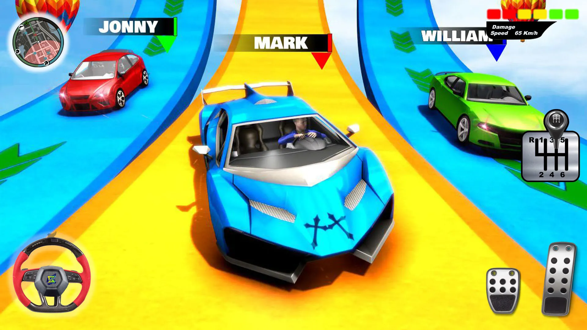 Car Games Ramp Racing Kar Game | Indus Appstore | Screenshot