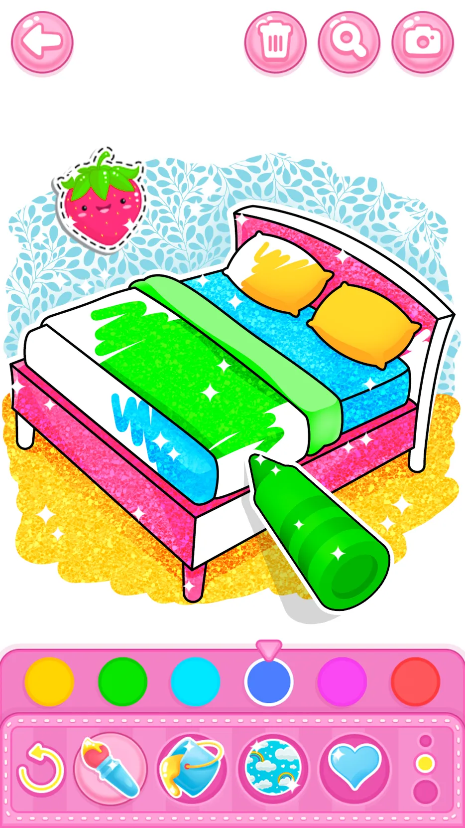 Bedroom Coloring For Kids | Indus Appstore | Screenshot