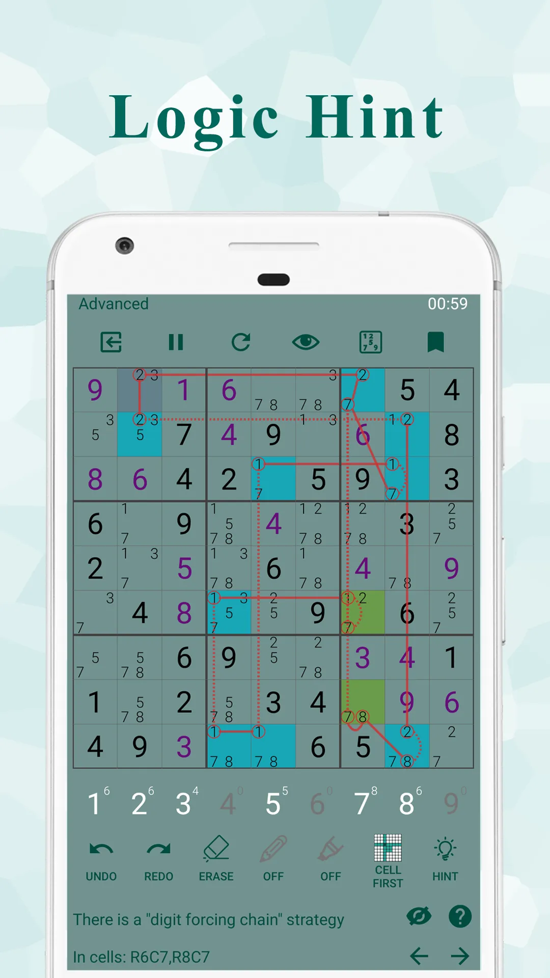 Ninja Sudoku - Logic hint | Indus Appstore | Screenshot