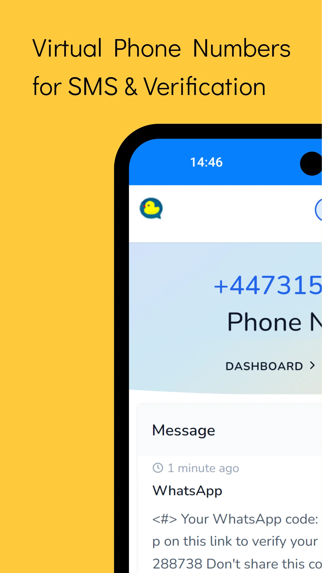 Free Temporary Phone Numbers | Indus Appstore | Screenshot