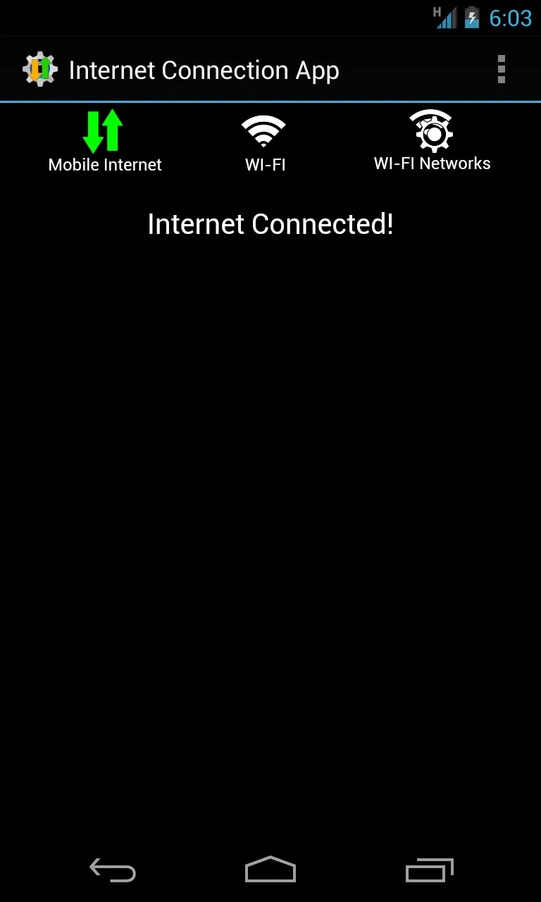 internet connection | Indus Appstore | Screenshot