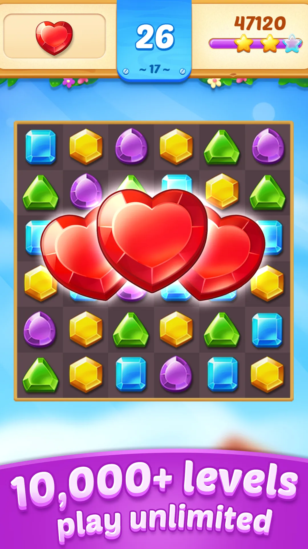 Jewel Town - Match 3 Levels | Indus Appstore | Screenshot