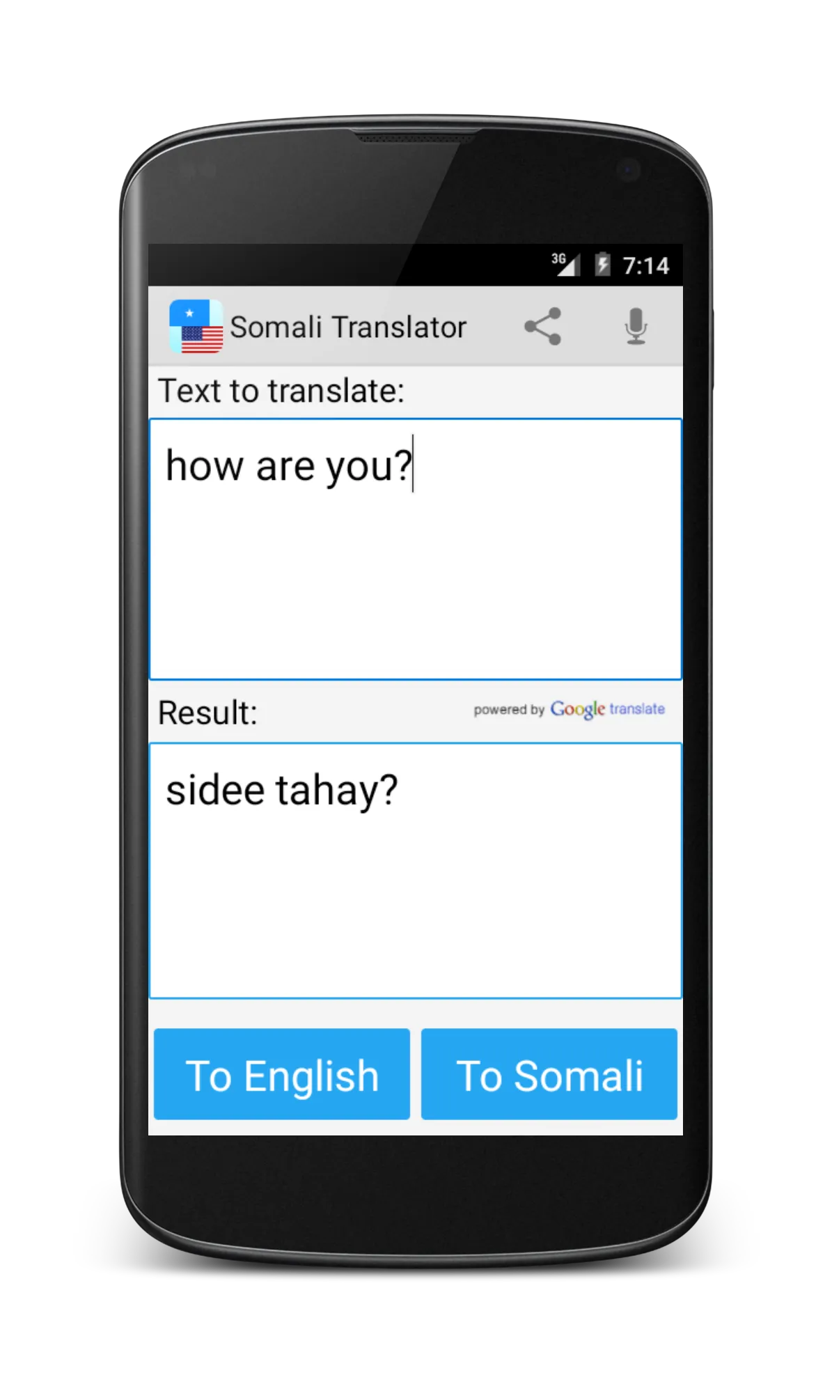 Somali English Translator | Indus Appstore | Screenshot