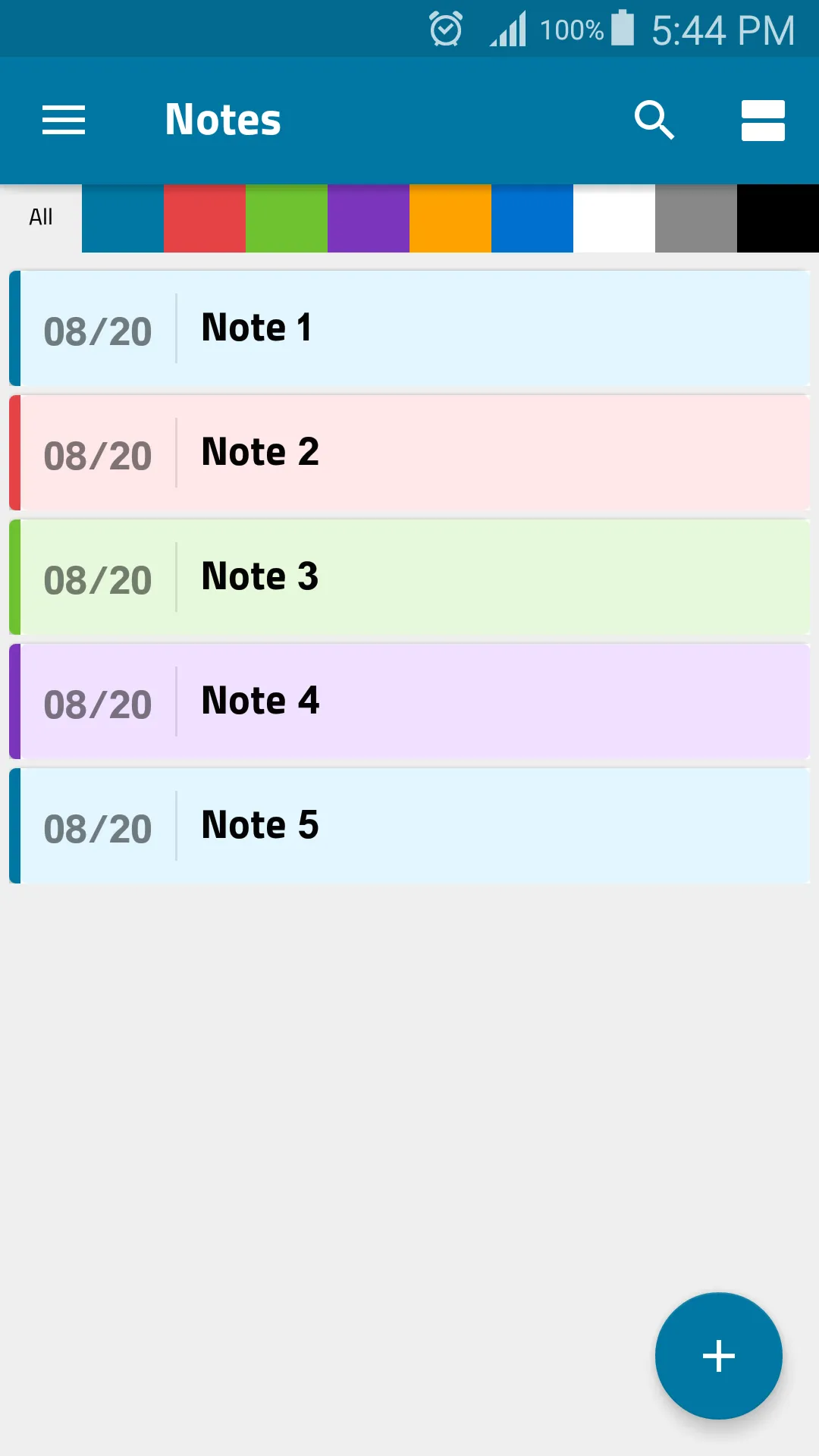 Color Notes | Indus Appstore | Screenshot