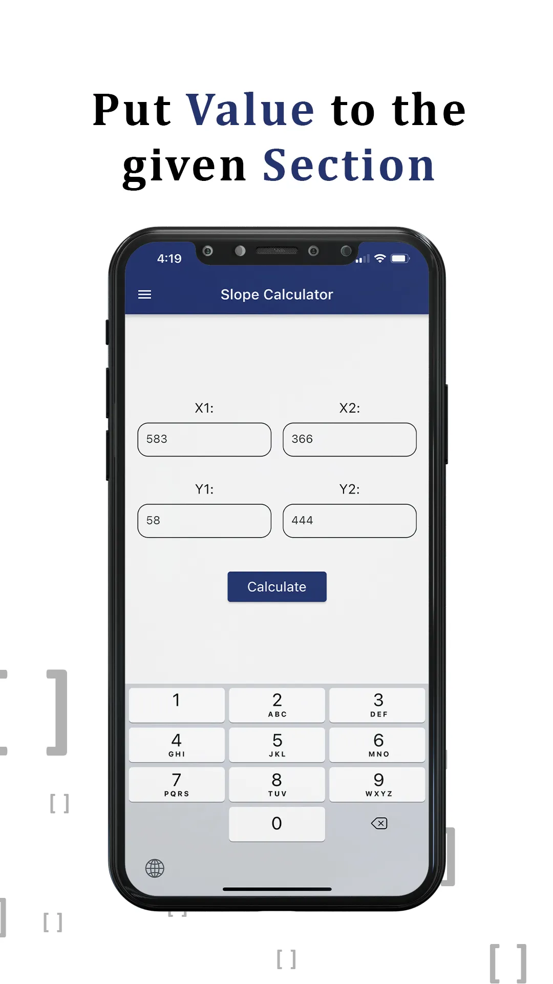 Slope Calculator | Indus Appstore | Screenshot