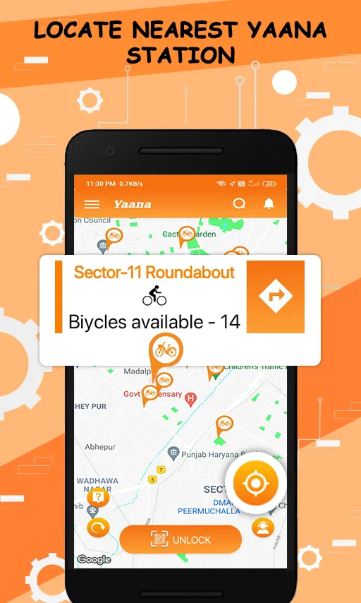 YAANA - Smart Bicycle Sharing | Indus Appstore | Screenshot