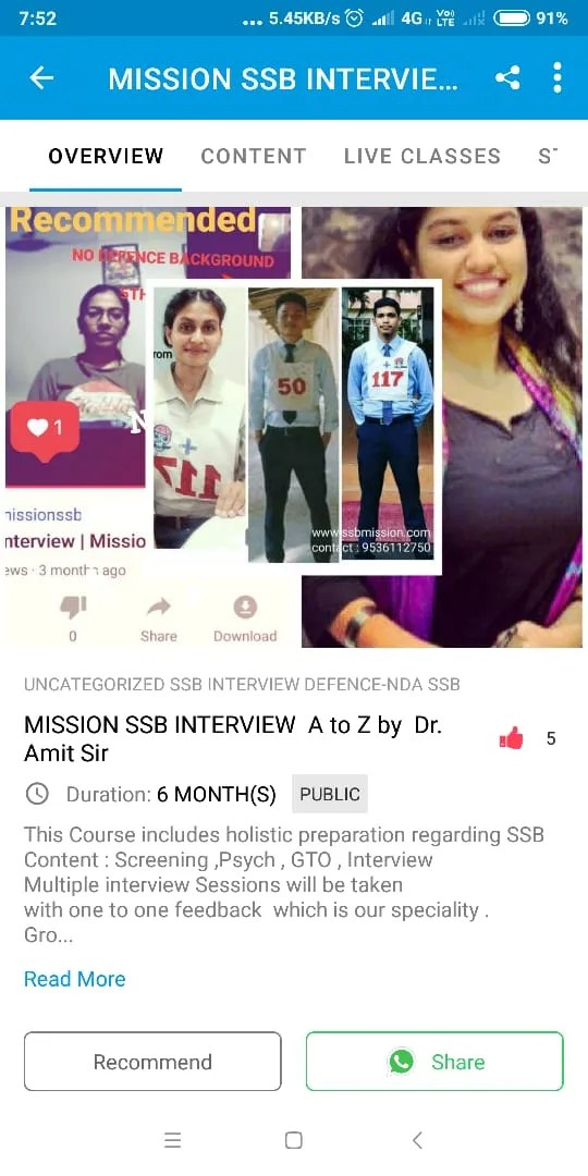 MISSION SSB INTERVIEW | Indus Appstore | Screenshot