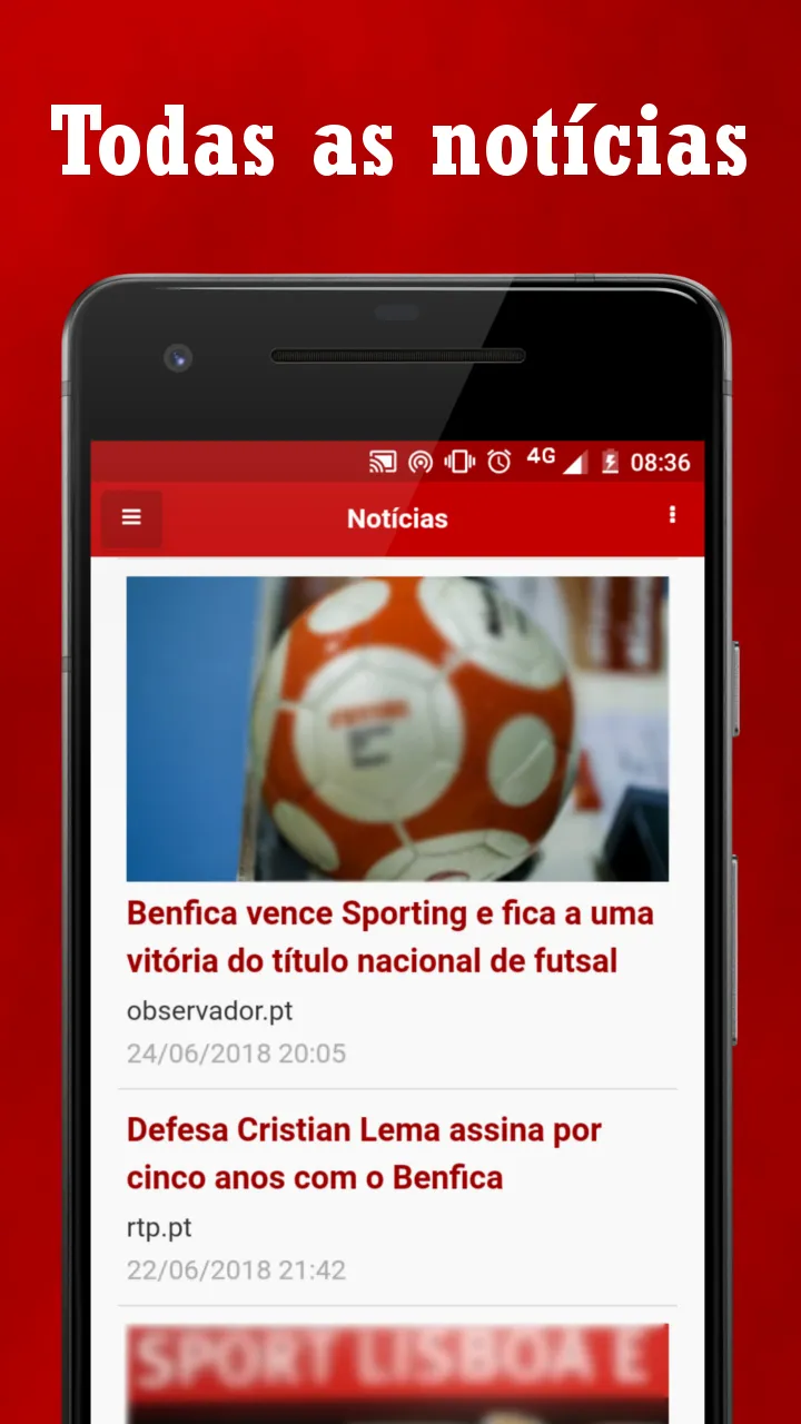 SouBenfica - Notícias do Benfi | Indus Appstore | Screenshot