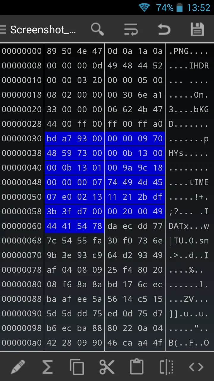 HEX Editor | Indus Appstore | Screenshot