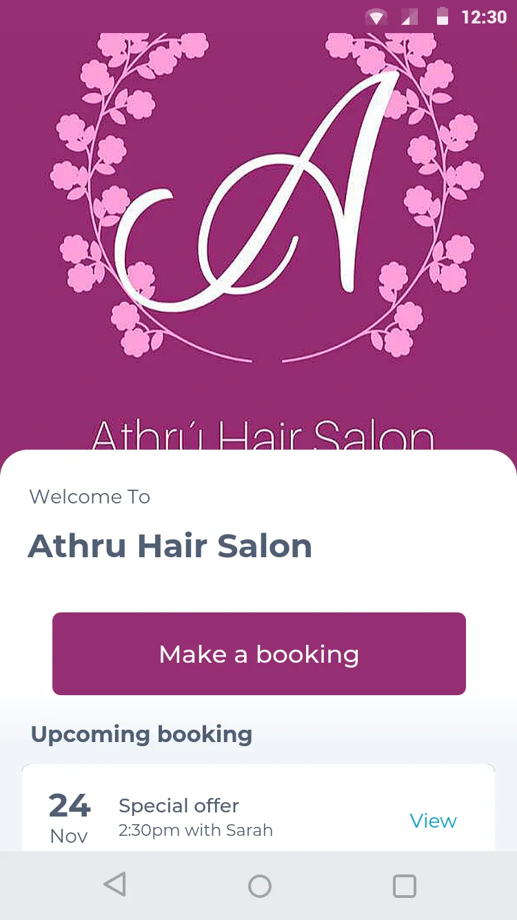 Athru Hair Salon | Indus Appstore | Screenshot