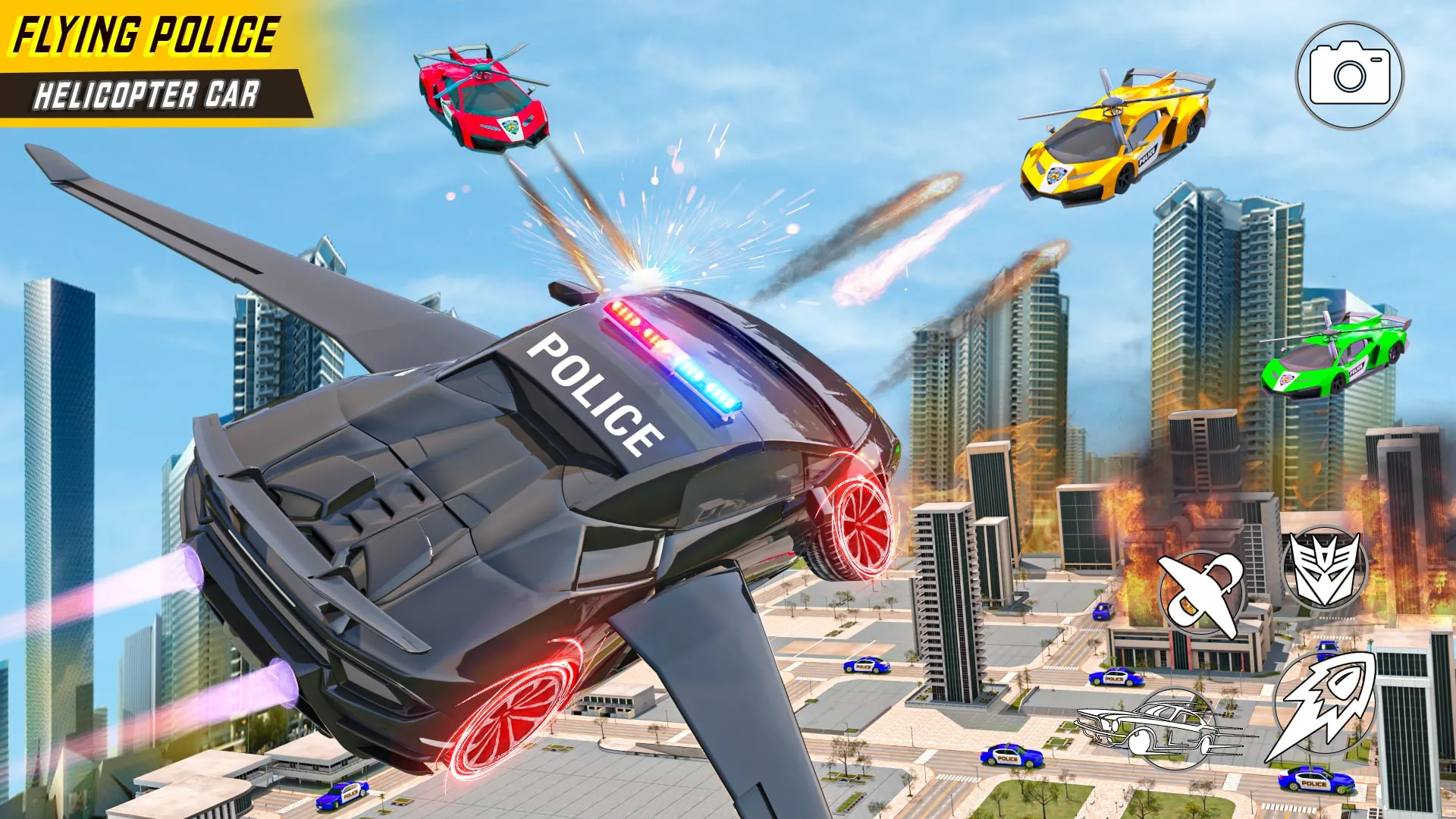 Helicopter Game: Flying Car 3D | Indus Appstore | Screenshot