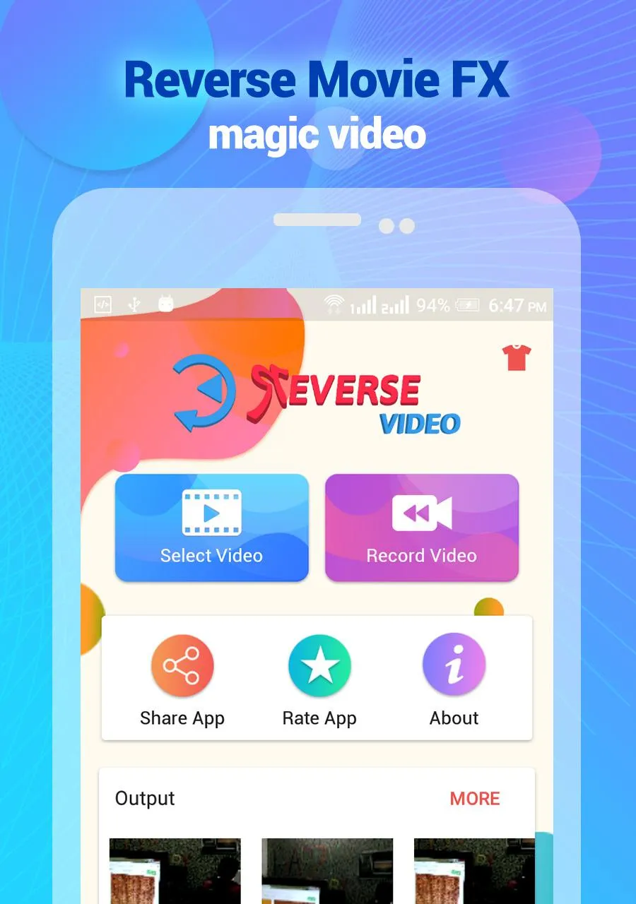 Reverse Video | Indus Appstore | Screenshot