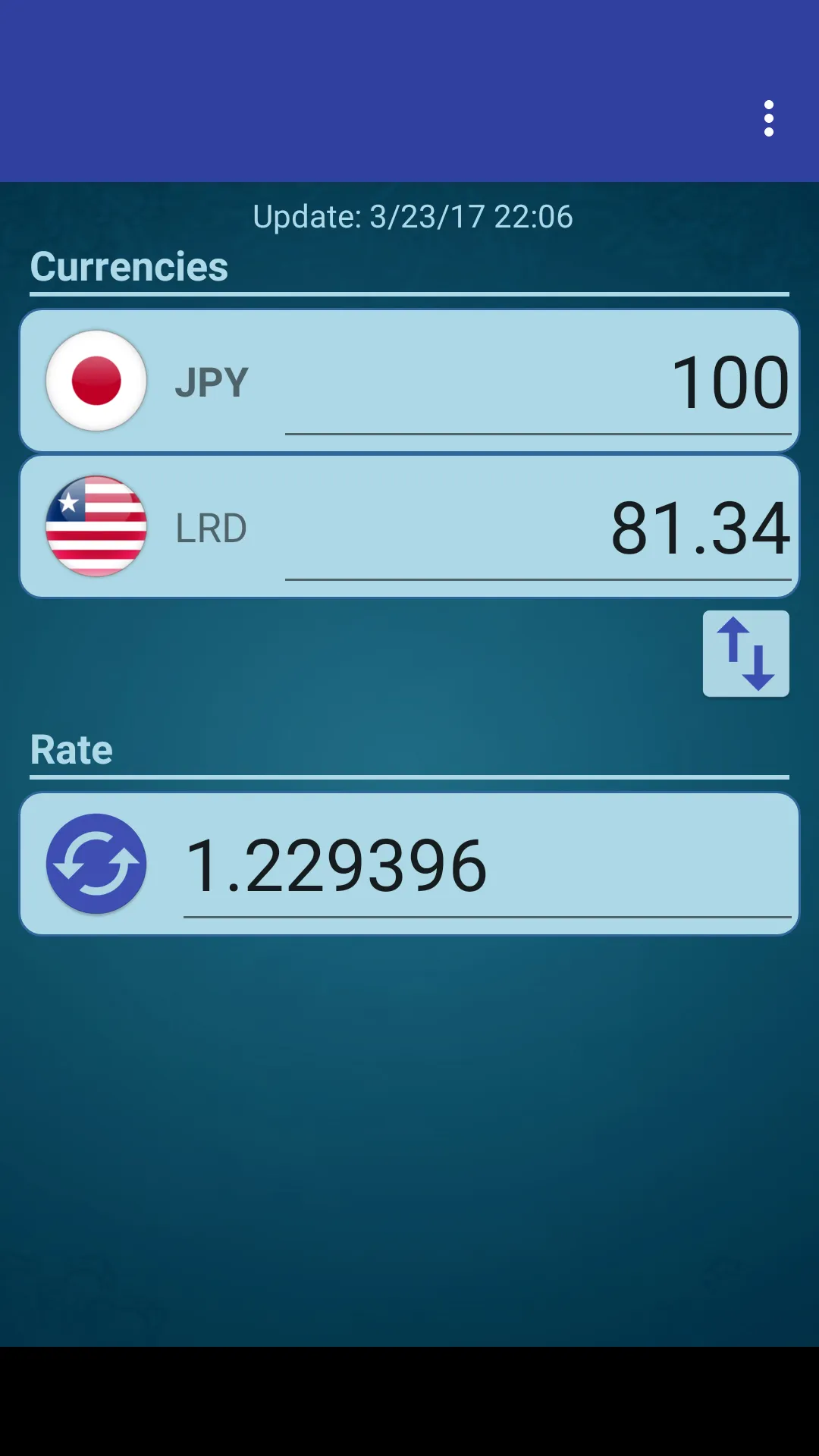 Japan Yen x Liberian Dollar | Indus Appstore | Screenshot