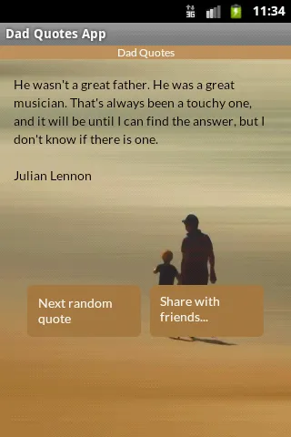 Dad Quotes | Indus Appstore | Screenshot