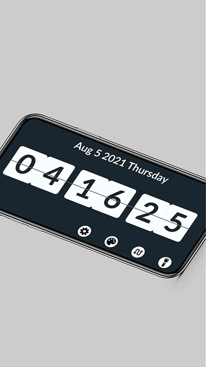 Flip Clock - Desk Clock | Indus Appstore | Screenshot