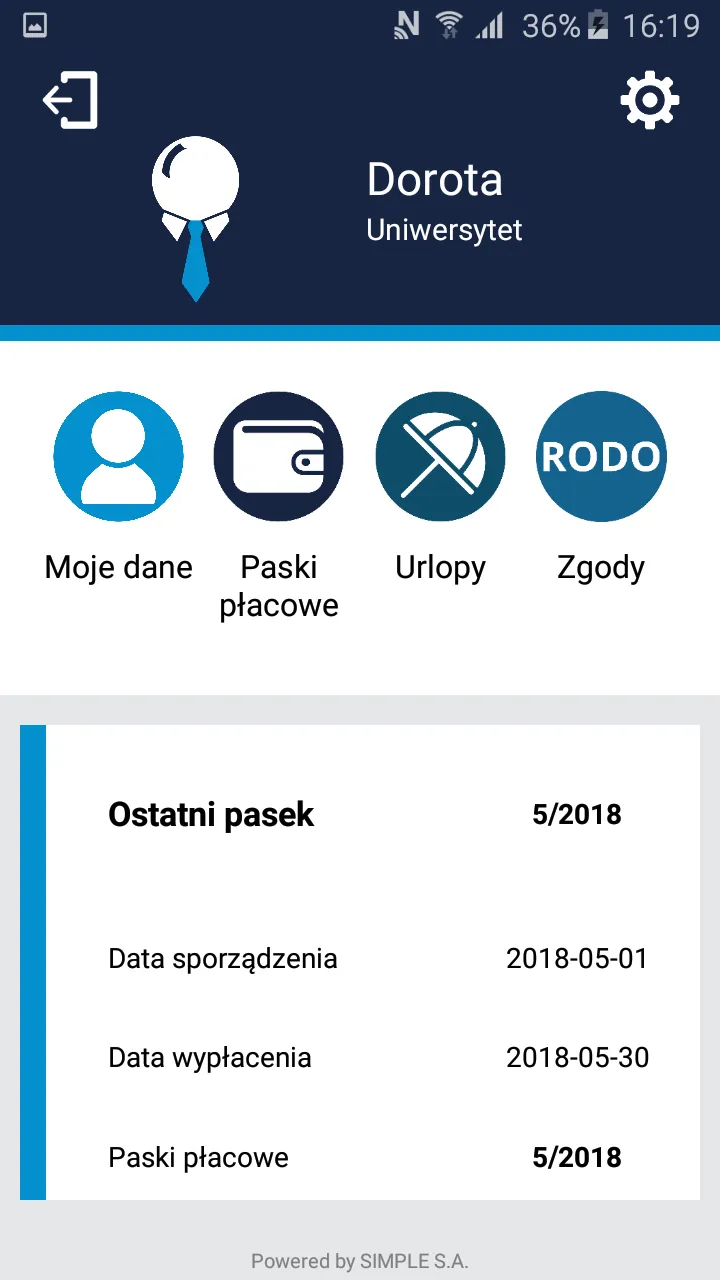 mPracownik | Indus Appstore | Screenshot