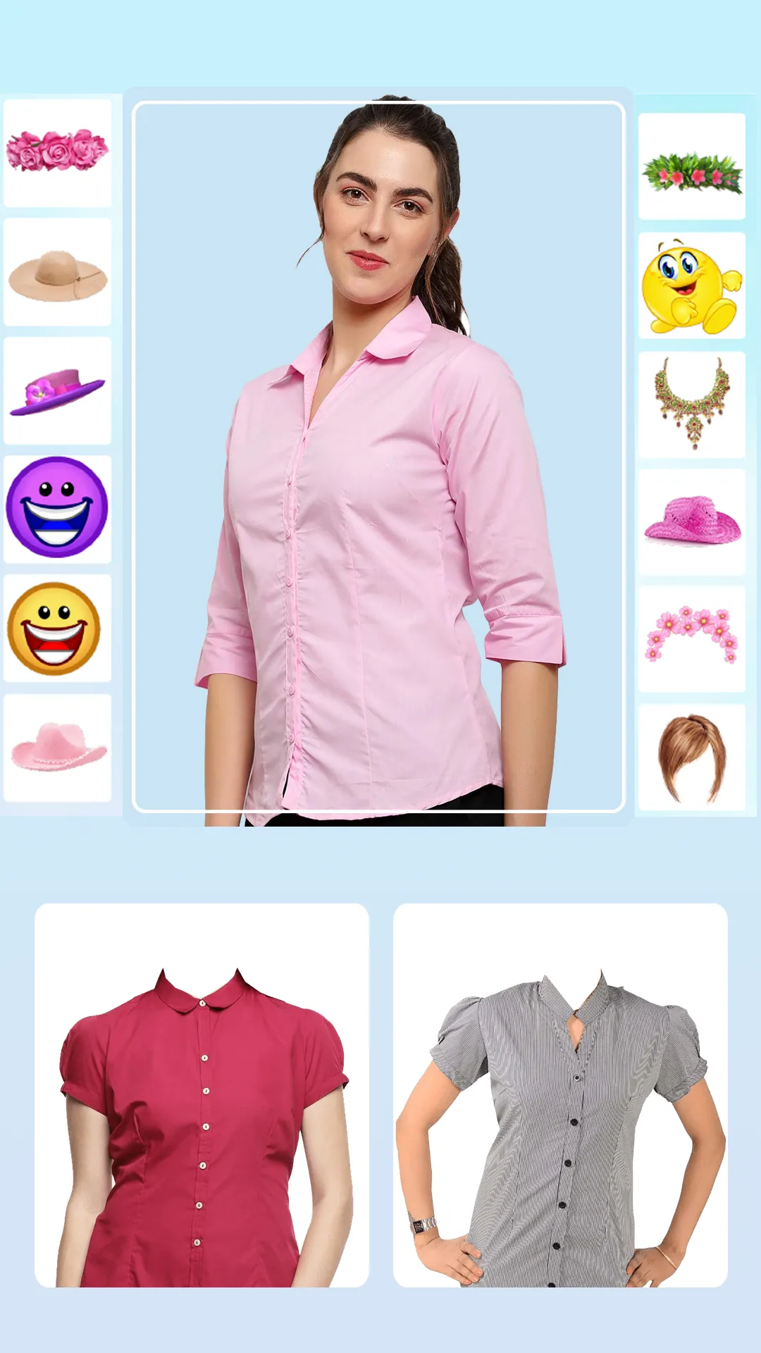 Women Formal Shirt PhotoEditor | Indus Appstore | Screenshot