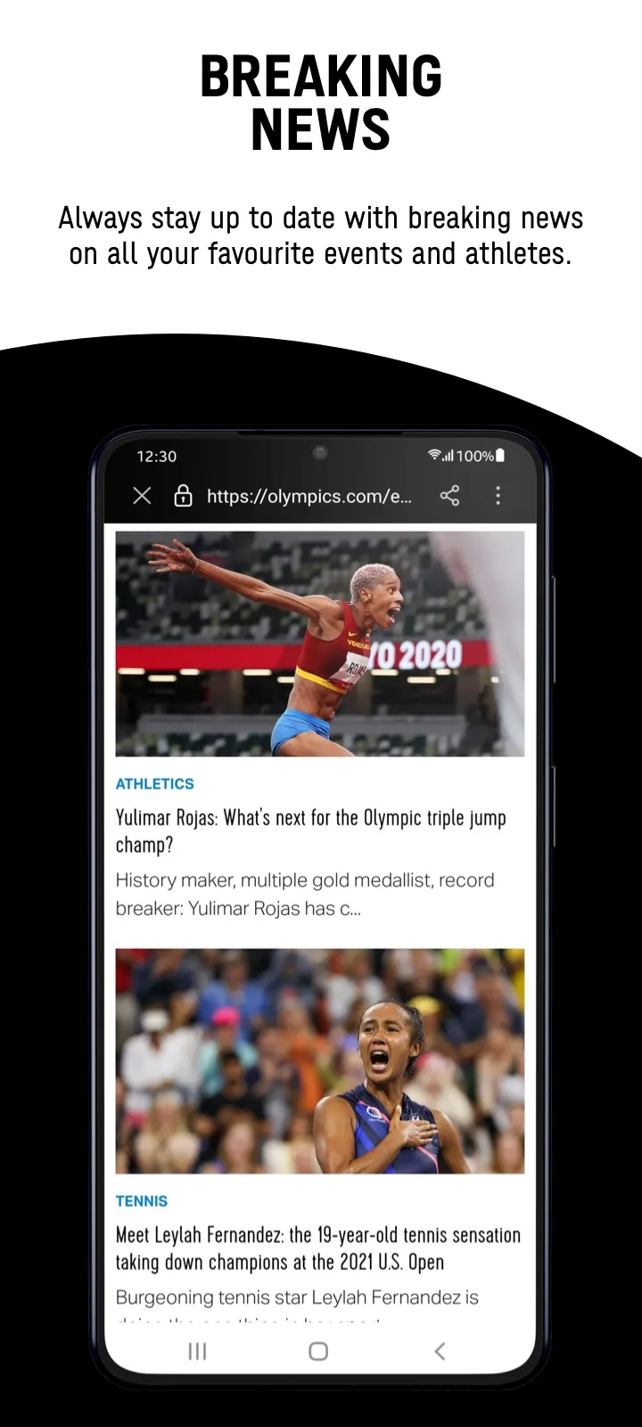 Olympics: Live Sports & News | Indus Appstore | Screenshot