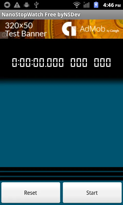 NanoStopWatch byNSDev | Indus Appstore | Screenshot